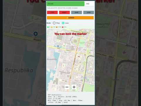 PingLossMap - Network monitor