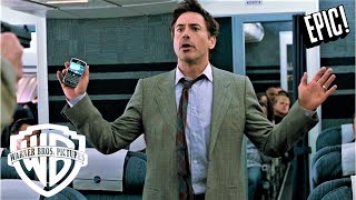 Due Date (2010) - Terrorist in Plane Scene in Hindi (1/4) | Epic Dubbing