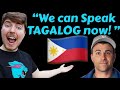 @MrBeast Speaks TAGALOG (ft. Other Famous YouTubers)