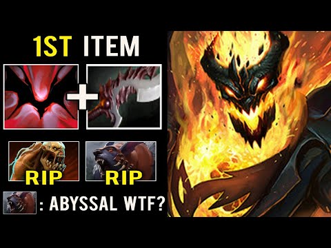 NEW CRAZY META Abyssal Blade Kaboom Combo Instant Kill First Core Item SF Top Rank Imba Dota 2