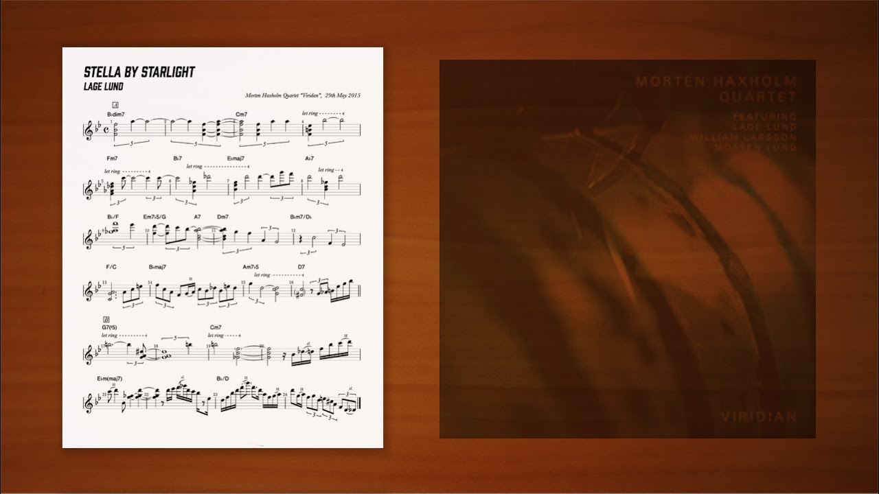 Lage Lund / Stella By Starlight Solo Transcription