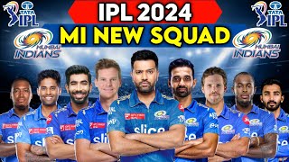 IPL 2024 | Mumbai Indians Team New Squad | MI Team Full Players List 2024 | MI 2024 Squad