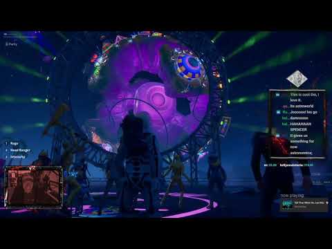 nothing,nowhere. and Pete Wentz at the Fortnite x Travis Scott Astronomical Concert