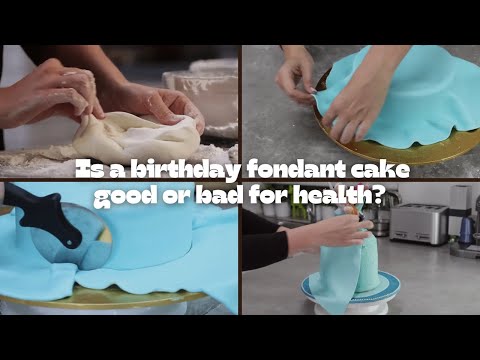 Is a birthday fondant cake good or bad for health | video | SRIHARI MILLET BAKERY
