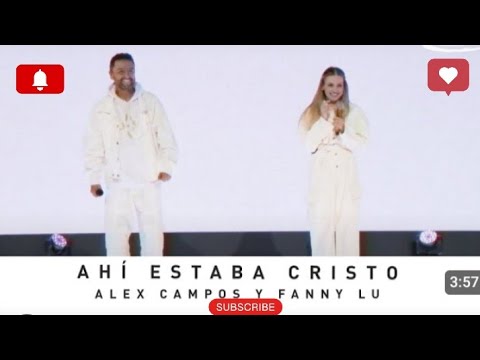 Ahí estaba Cristo/ Fanny Lu y Alex Campos (Pista, karaoke) #gospel #propósito #adoración #pistas