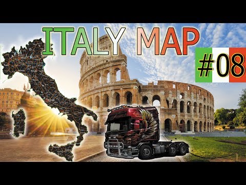 Euro Truck Simulator 2 Italy Map Mod | Andiamo a Roma!!!
