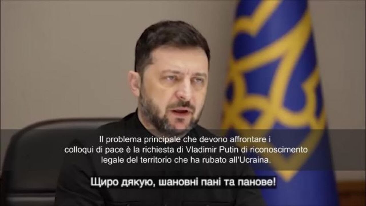 Piani pace Ucraina, Zelensky: Putin vuole infrangere il principio d’integrità territoriale