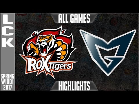 ROX Tigers vs Samsung Galaxy Highlights All Games - LCK W10D4 Spring 2017 ROX vs SSG All Games