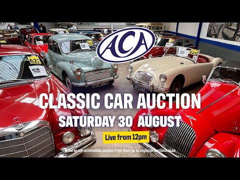 LIVE CLASSIC CAR AUCTION! Day 1 Highlights & Prices (Anglia Car Auctions August 2025)