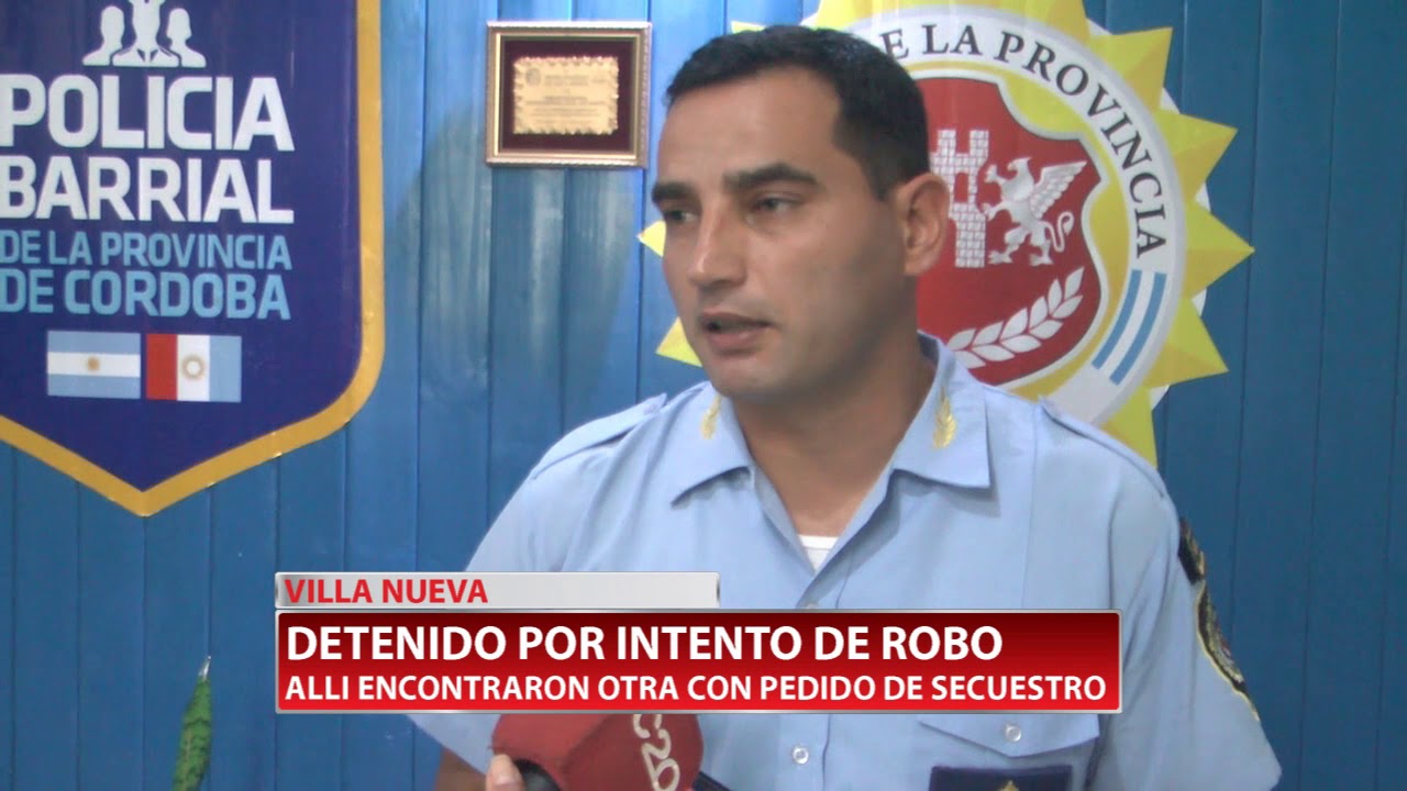 POLICIALES | DETENIDO POR INTENTO DE ROBO EN VILLA NUEVA - Lucas Dagatti.