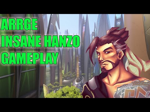 ARRGE INSANE HANZO GAMEPLAY - PRO OVERWATCH SEASON 24