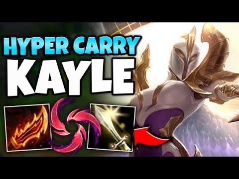HAIL OF BLADES KAYLE IS A LEGIT CHEAT CODE! BEST CARRY IN THE GAME - League of Legends
