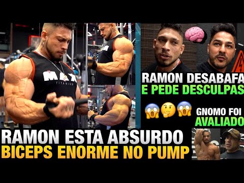 RAMON INSANO: BRAÇOS GIGANTES IMPRESSIONAM + ELE DESABAFOU - GNOMO FOI AVALIADO