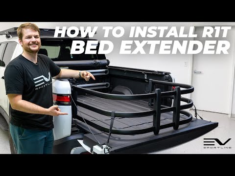 Rivian R1T Flip-Out Truck Bed Extender - RMaxx Exclusive DIY Friendly "No Drill" Bolt-On Design