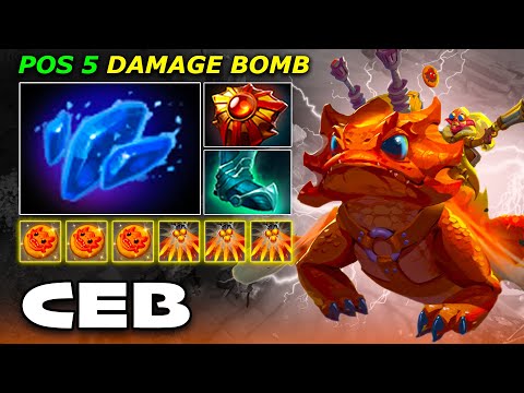 Ceb SNAPFIRE [A Tier POS 5 HARD SUPPORT 7.35d] - Full Gameplay Dota Class