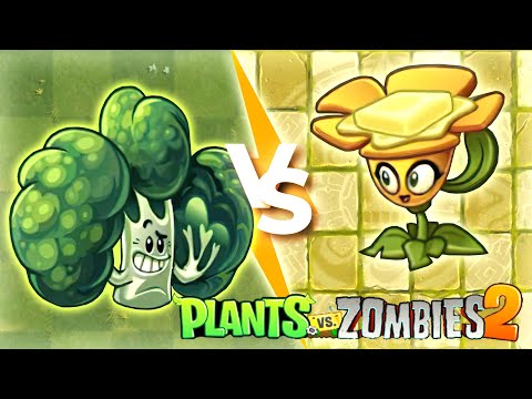 BLOCKOLI VS BUTTERCUP Gameplay Power Up | Plant Vs Zombies 2 PVZ2