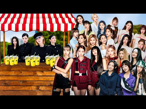 Kpop Idols at aespa&rsquo;s Lemonade Stand (PART 1)