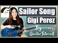 Sailor Song Gigi Perez Beginner Guitar Lesson EASY Tutorial Chords Strumming Printable Guide