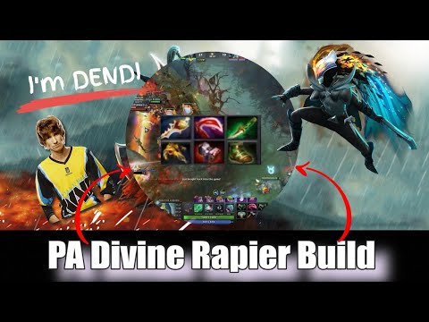 DENDI PA Rampage Divine Rapier Build Full Physical Damage - Dota 2 Patch 7.22