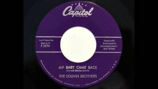 The Louvin Brothers - My Baby Came Back (Capitol 3974) [1958 country bopper]
