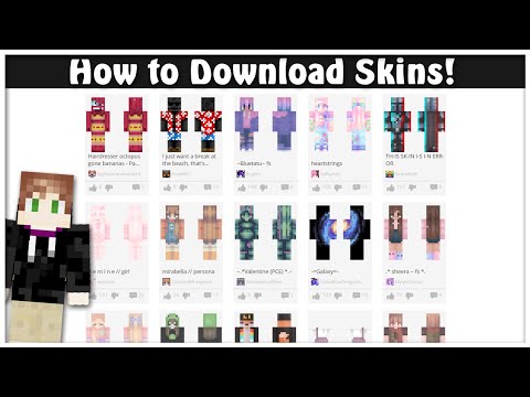 How to Download Minecraft Skins!