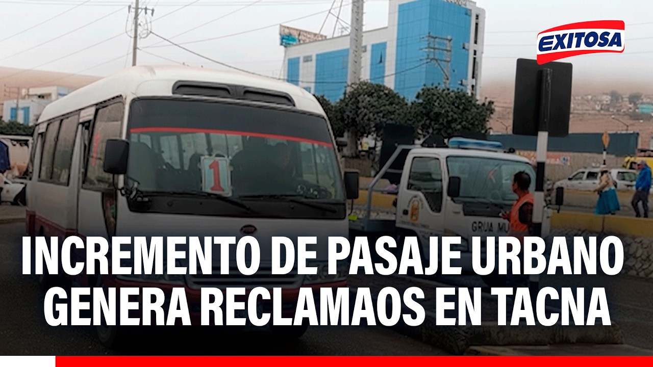 🔴🔵 Unidades de Tacna circulan con nueva tarifa y pasajeros cuestionan aumento