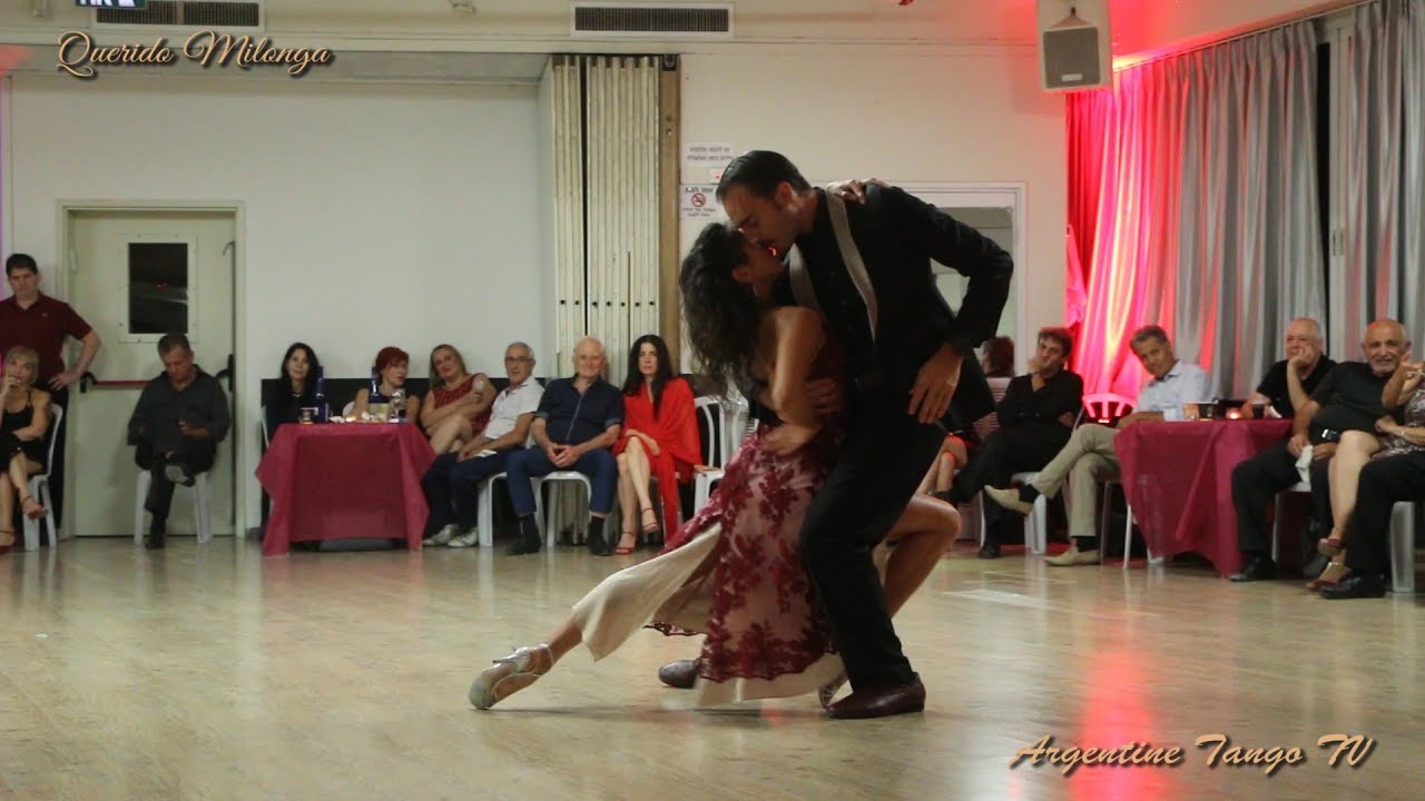 Lorena Tarantino y Gianpiero Ya Galdi  - Tango - (3/4) - Querido Milonga, Tel-Aviv - 13-09-2019