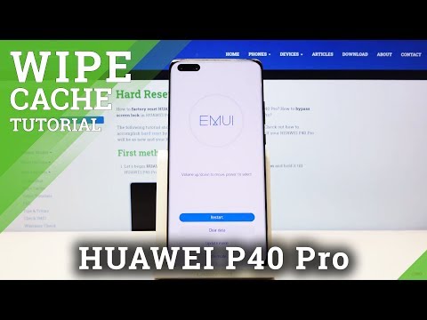 How to Wipe Cache Partition in Huawei P40 Pro - Delete Cache Files
