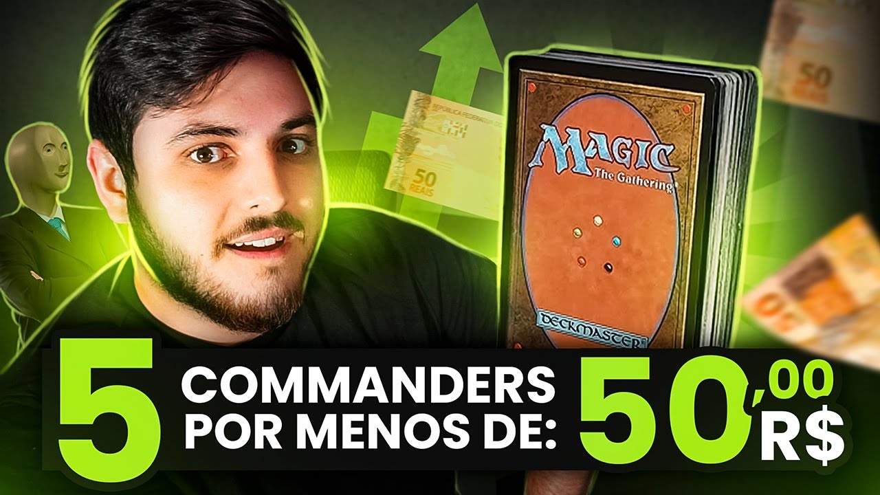 5 DECKS COMMANDER POR MENOS DE R$50!