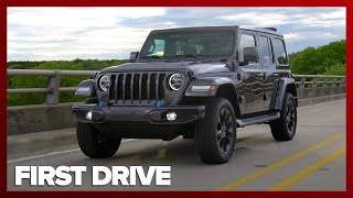 Jeep's first plug-in climbs quietly, carries a big battery