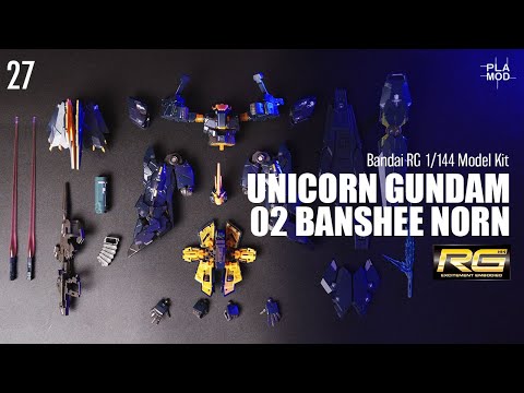 [FULL] UNICORN GUNDAM 02 BANSHEE NORN | Bandai RG Model Kit | Speed Build #ユニコーンガンダム2号機 バンシィ・ノルン