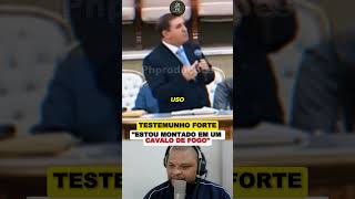 ✅ESTOU MONTADO EM UM CAVALO DE FOGO😭 TESTEMUNHO FORTE DO PASTOR SANDRO FONTOURA ✔️ #shorts #fe