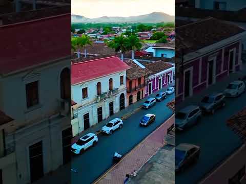 “Granada, Nicaragua 🇳🇮 | The Most Colorful Colonial City on Lake Nicaragua 🌋✨”#youtubeshorts #virals