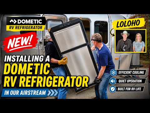 🔧 Installing a DOMETIC RV Refrigerator in our Airstream