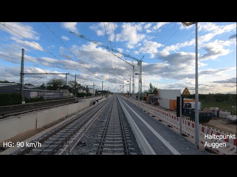 Führerstandsmitfahrt | Wir fahren über das neue Rheintal Gleis! | RE Freiburg➡️Basel Bad Bf | BR1462