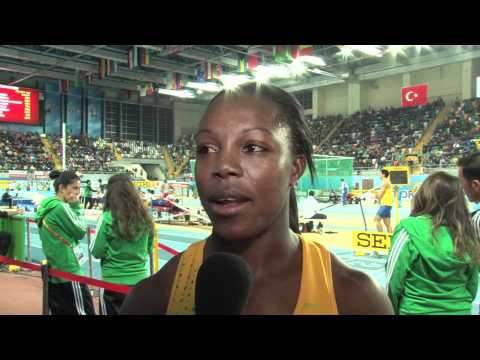 Istanbul 2012 Mixed Zone: Veronica Campbell-Brown JAM