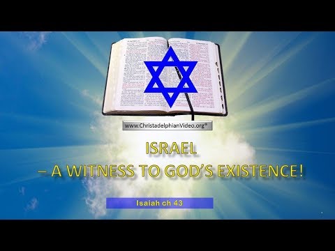 Israel: A powerful witness to God Existence