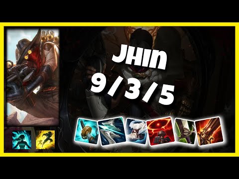 Jhin vs Ashe KOREAN Challenger BOT (9/3/5) - v10.25