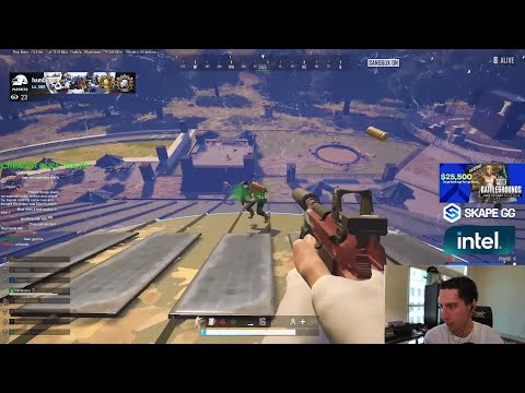 TGLTN spectates the most insane ending during Neymar's PUBG tournament