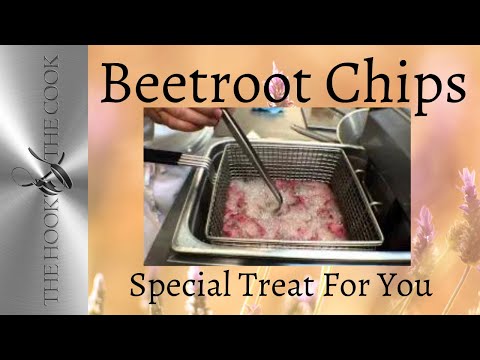 THE BEST CHIP YOU WILL EVER EAT | How to cook Beetroot Chips.