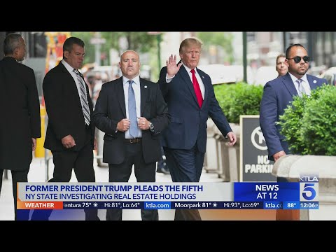 Trump says he took the 5th Amendment in NY probe