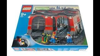 YouTube thumbnail: Lego Train Shed 10027 Build and Review!