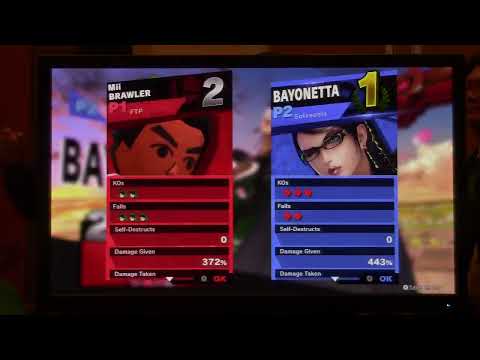 FireThePyro (Mii Brawler) vs. Deathspade (Bayonetta) - Port Priority 8 Prelocal