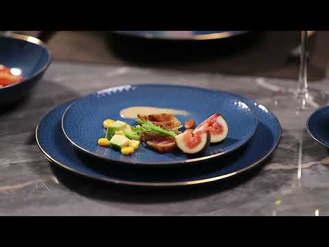 PITO Bone China Color Glazed dinner plates and dish