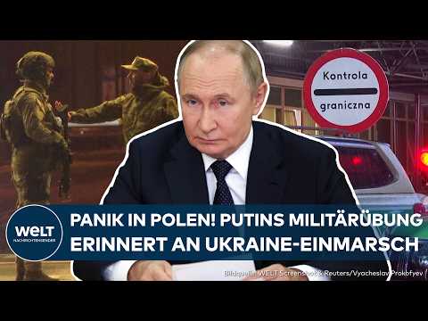 Video Thumbnail: PANIK IN POLEN: Russland und Belarus starten militärisches Großmanöver! Grenzen und Luftraum zu