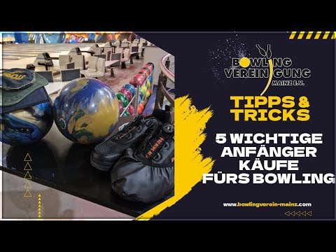 5 Sachen die Bowling Anfänger kaufen sollten | Bowling Tipps und Tricks