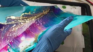 Alcohol Ink - Unicorn Galaxy