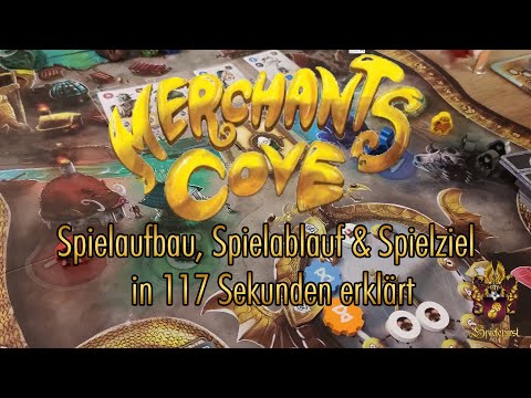 Merchants Cove in 117 Sekunden | Spielaufbau, Spielablauf und Spielziel kurz erklärt