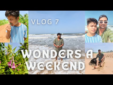 Vlog -7 Mini Calnngute beach 🏖️ 😍  Bakul😅😜 #vlog #goa #weeklyvlog #sunday #share #subscribe #like