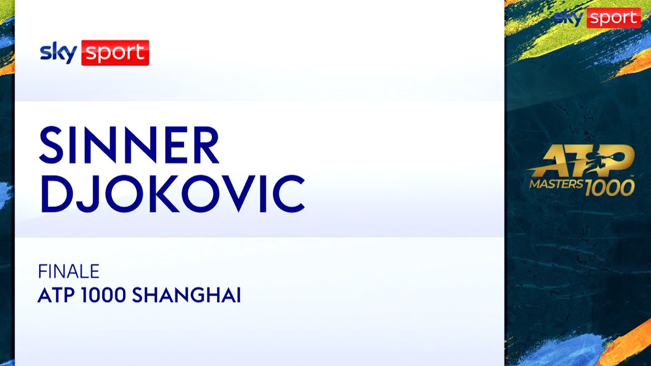 Sinner-Djokovic 7-6 6-3: gli highlights della finale | ATP 1000 Shanghai